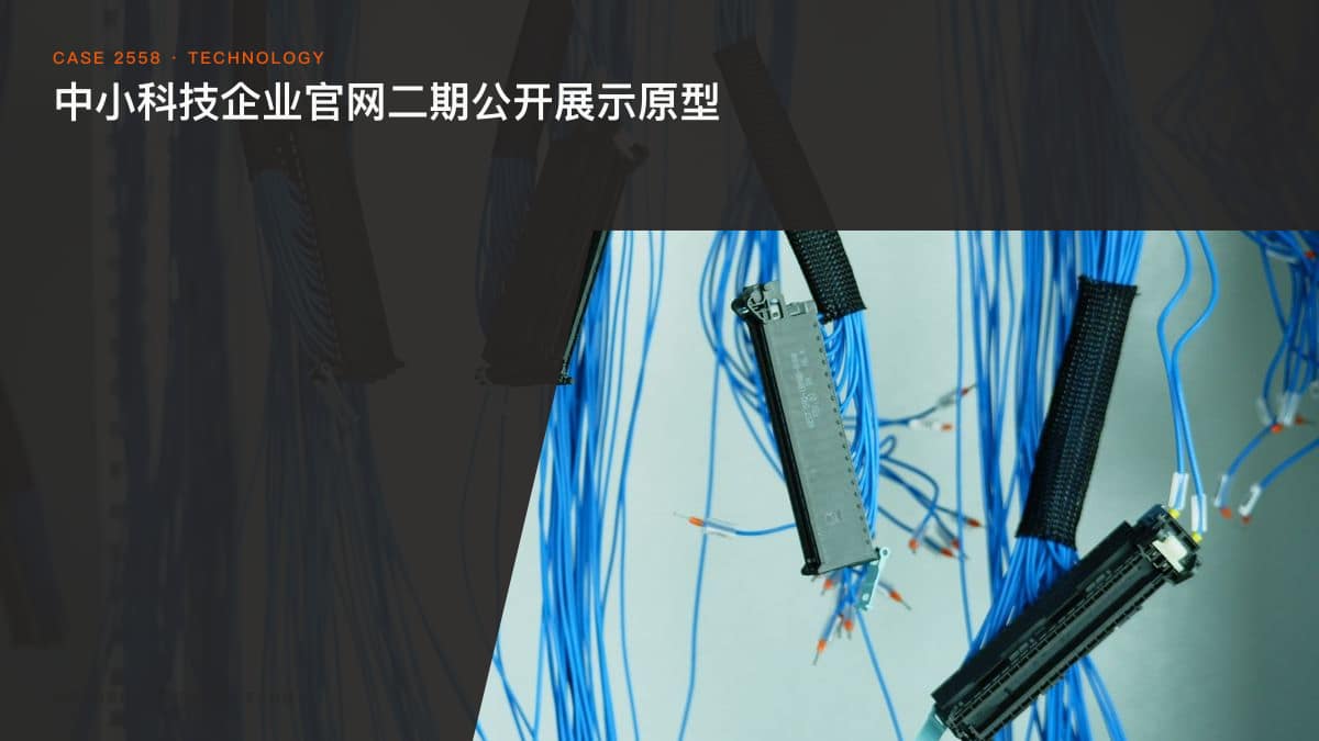 中小科技企业官网二期公开展示原型:能力结构、案例信息与咨询转化